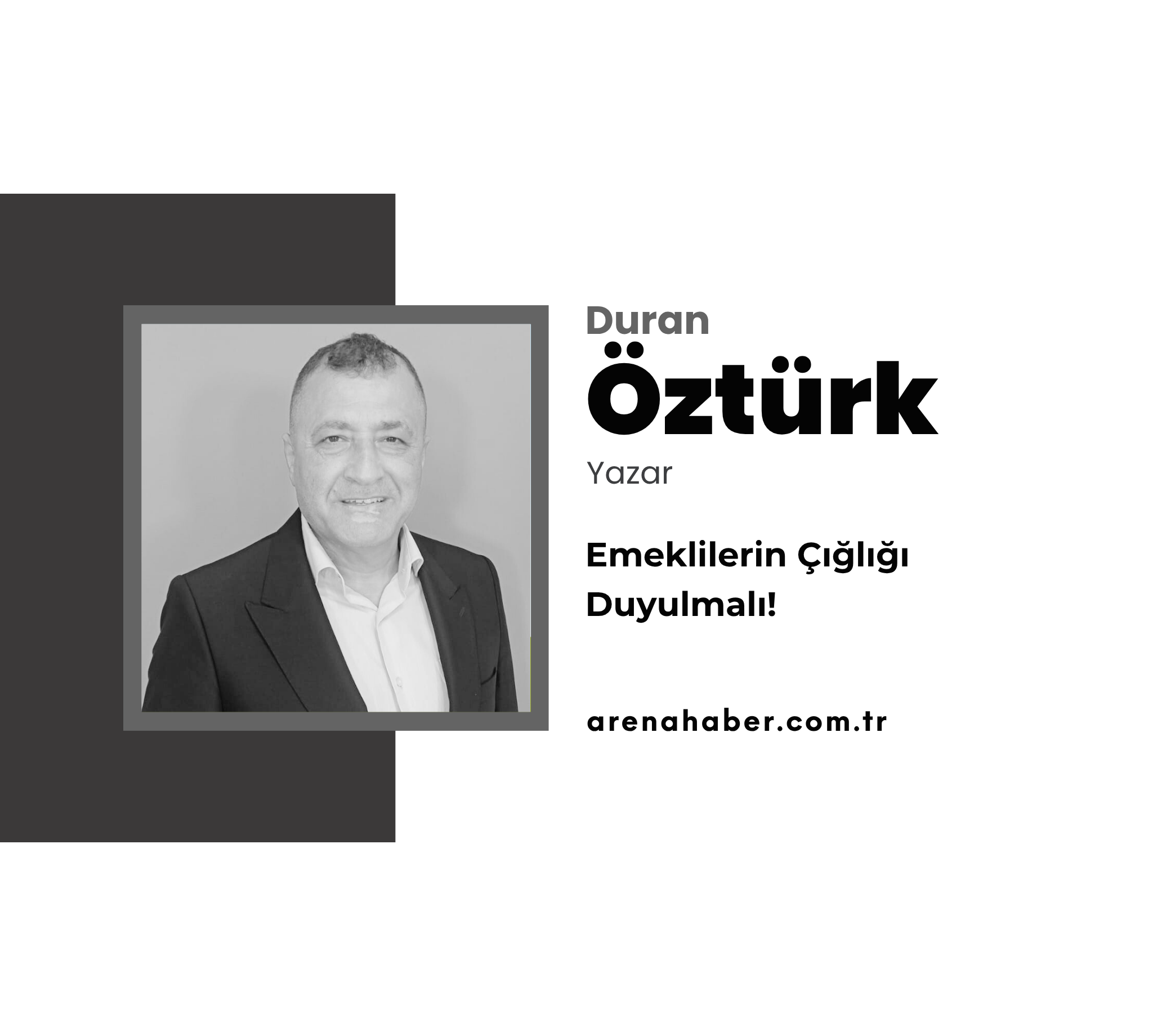 Emeklilerin Çığlığı Duyulmalı!