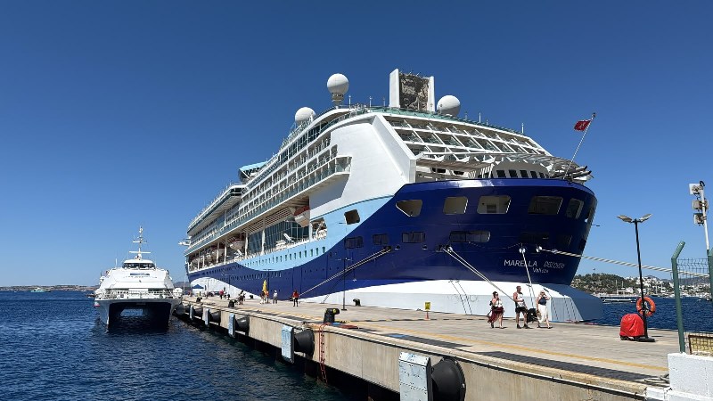 Marella Discovery, 1.819 Yolcusuyla Bodrum Cruise Port’a Demir Attı