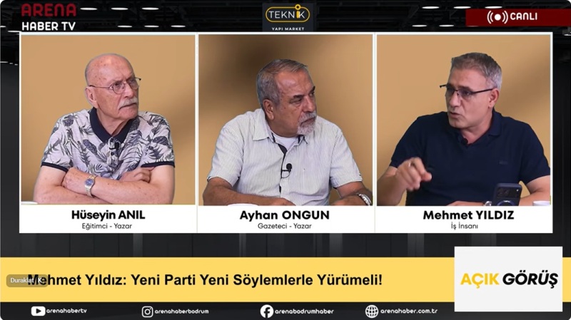 Açık Görüş’te Yeni Parti’nin Olası Yol Haritası Konuşuldu!
