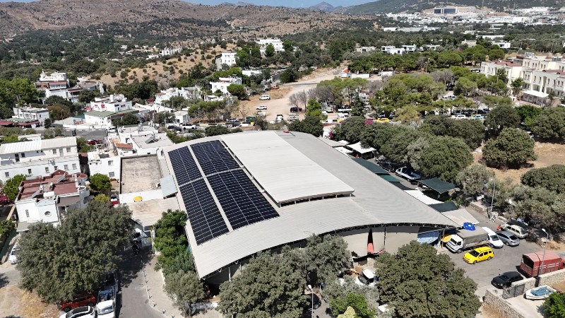 Bodrum Belediyesi, Güneşten 106 Bin 500 kWh Temiz Enerji Üretti