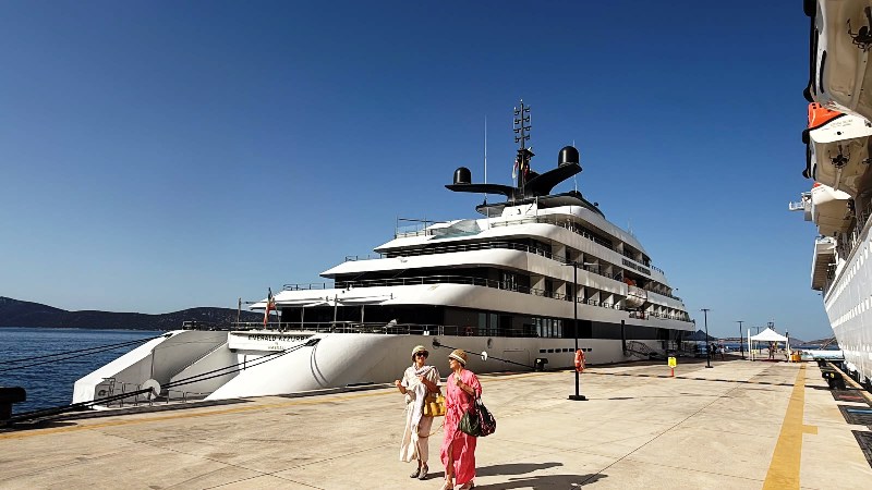 Bodrum Cruise Port’ta Bugün İki Kruvaziyer Gemisi Birden