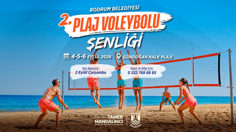 Plaj Voleybolu Heyecanı Gündoğan Sahiline Taşınıyor