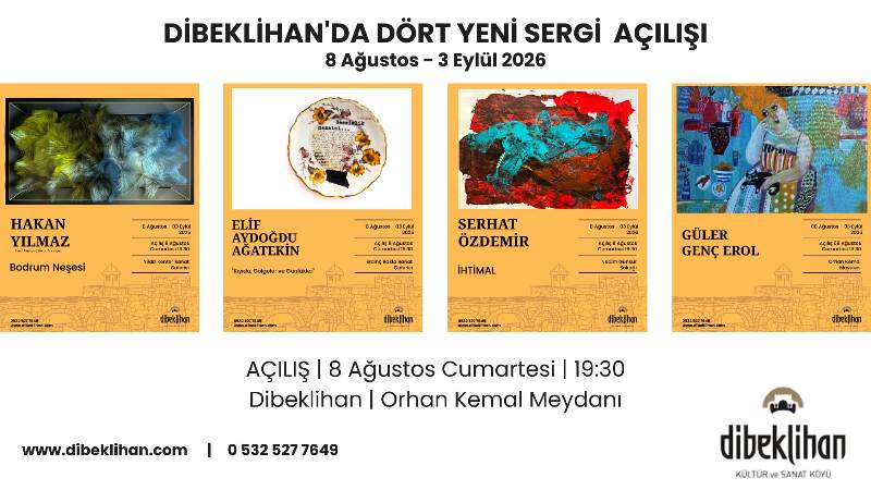 Dibeklihan’da Dört Yeni Kişisel Sergi