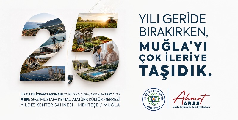 Büyükşehir 2,5 Yıllık Hizmetlerini Muğlalılarla Buluşturuyor