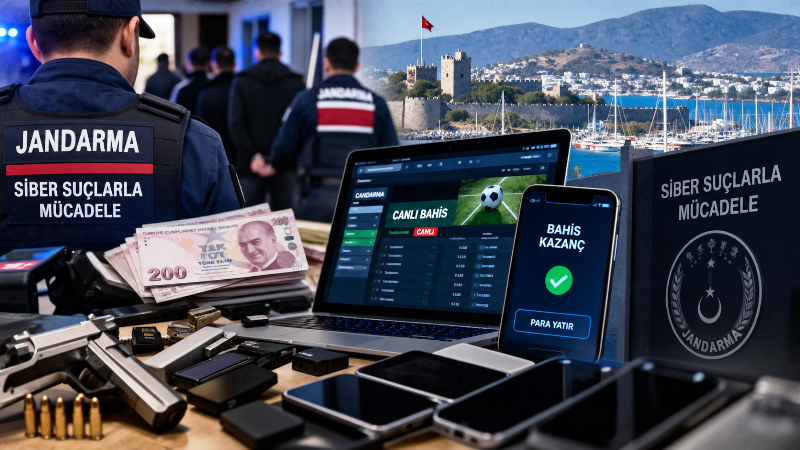 Bodrum’daki Bahis Operasyonunda Dudak Uçuklatan Para Trafiği