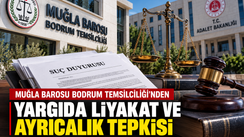 Muğla Barosu Bodrum Temsilciliği’nden Yargıda Liyakat ve Arıcalık Tepkisi